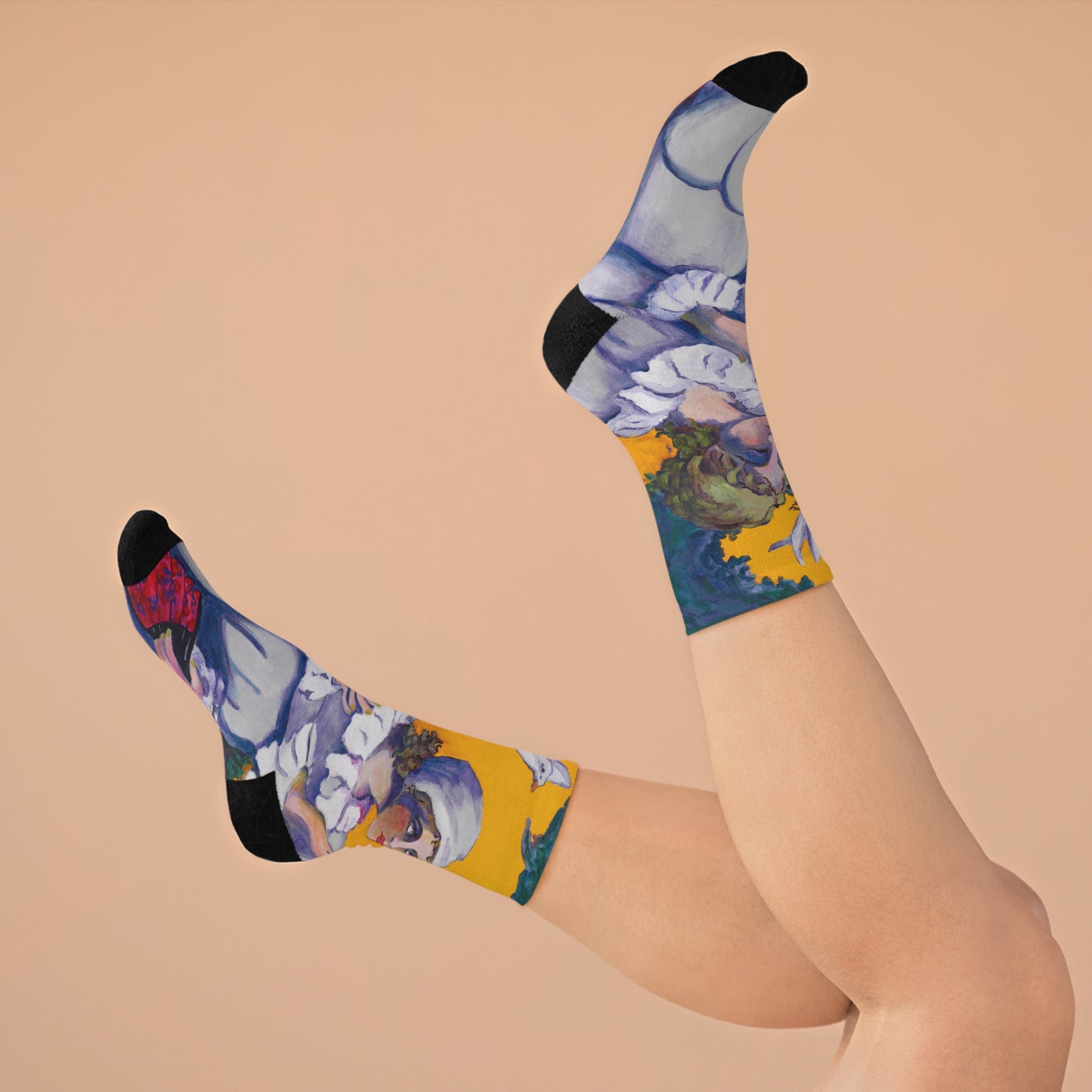 Eco-Friendly Socks - "Message of the Doves"