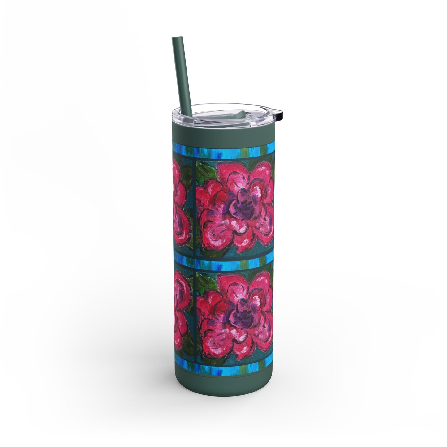 Skinny Tumbler - Mati's Rose, 20oz