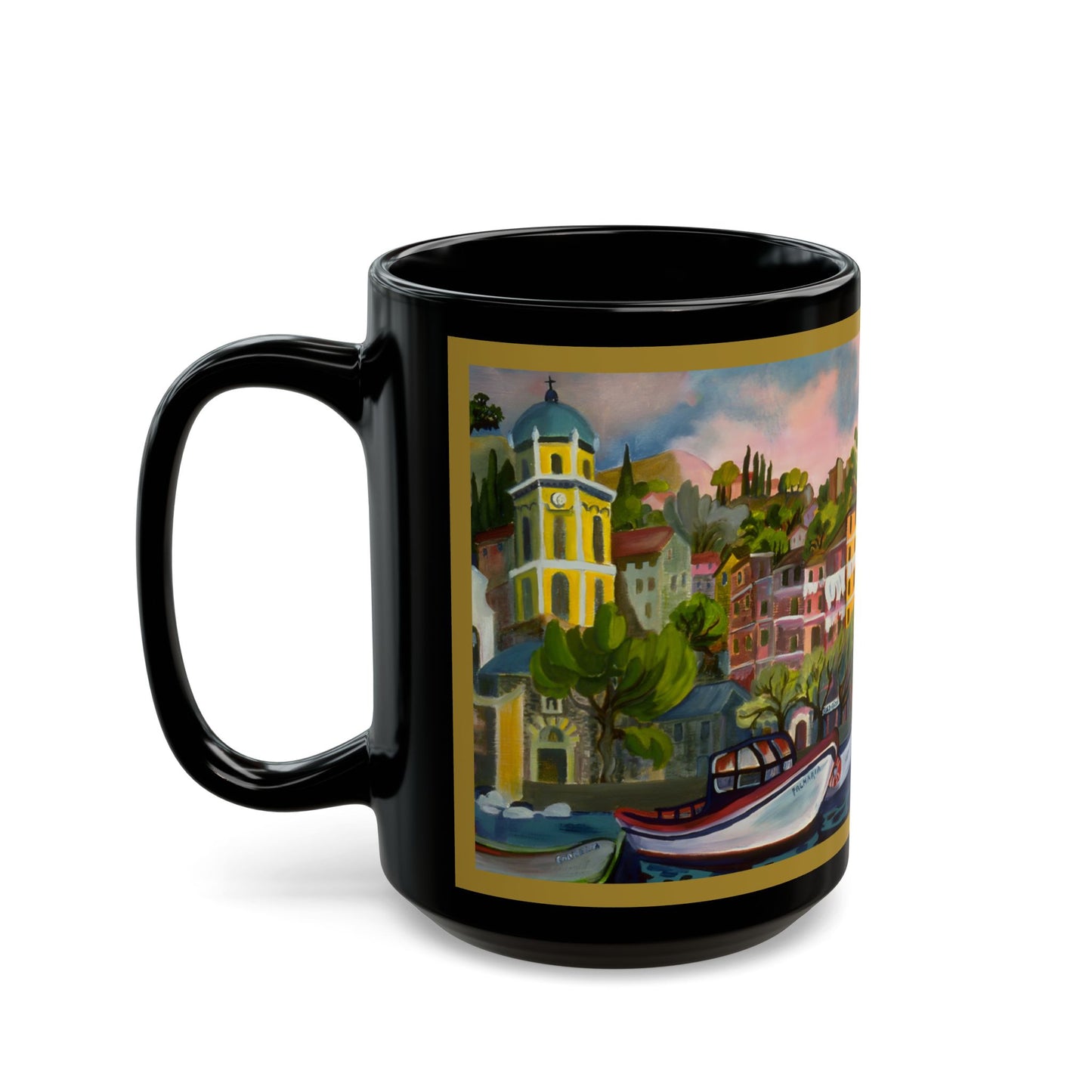 Ceramic Mug- Portofino Scene