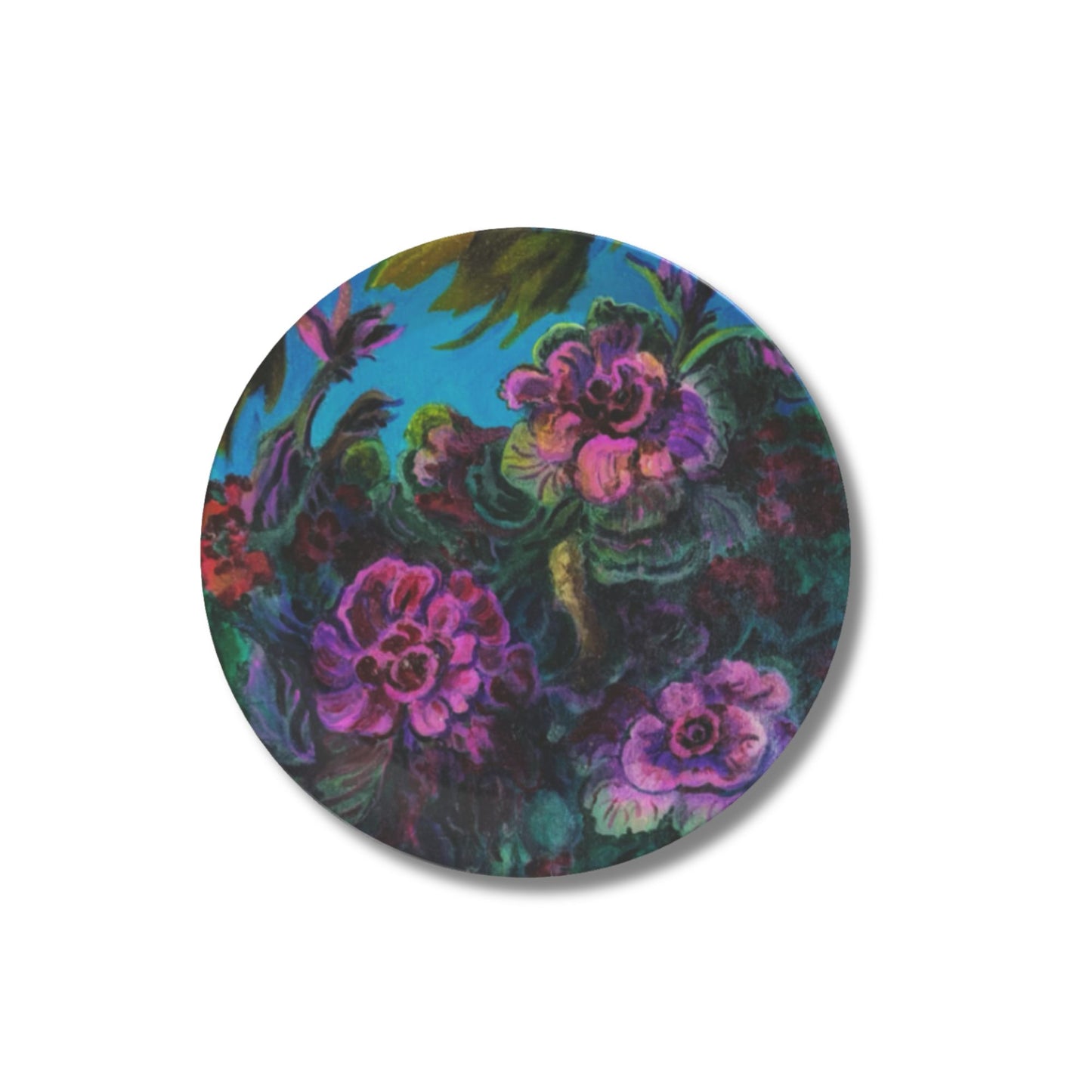 Party Plates - "Flowers" by Pilar, Set of 4