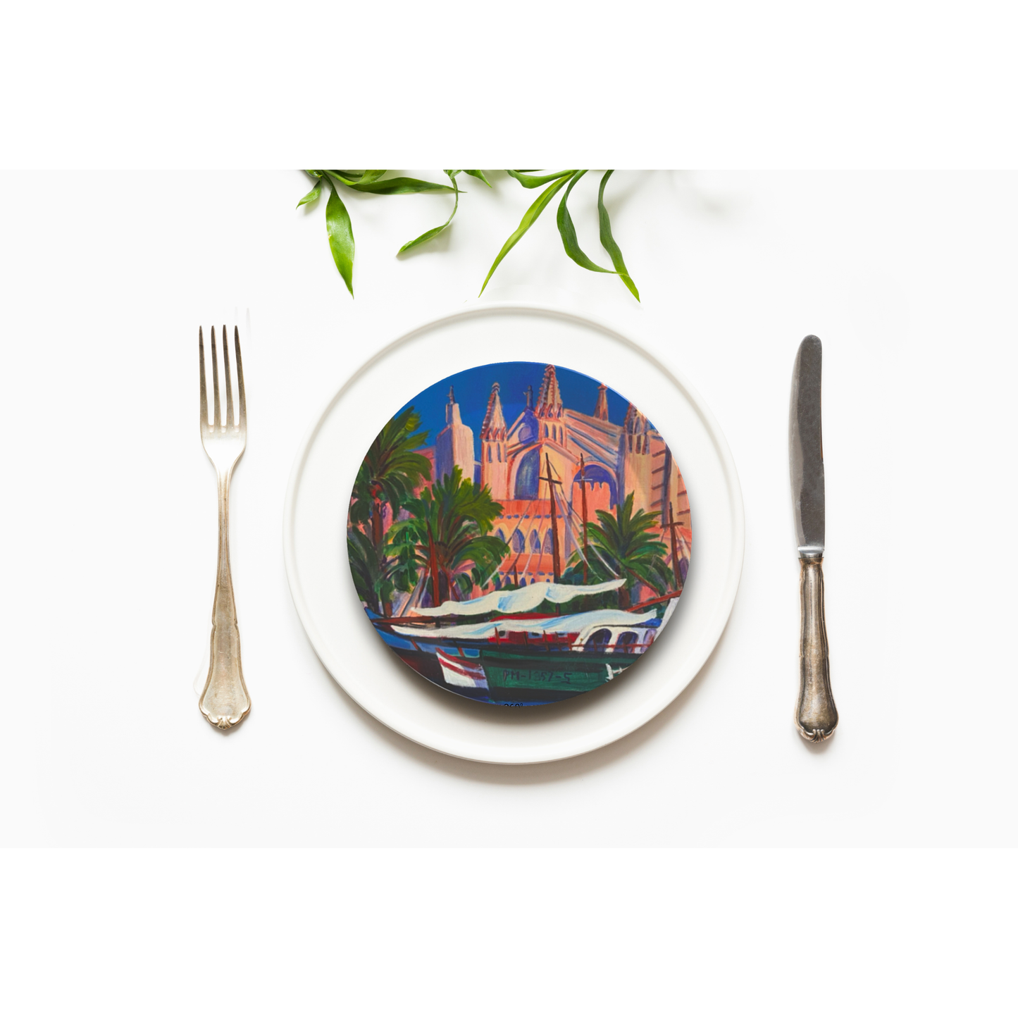 Party Plates - "Seascapes" by Pilar, Set of 4