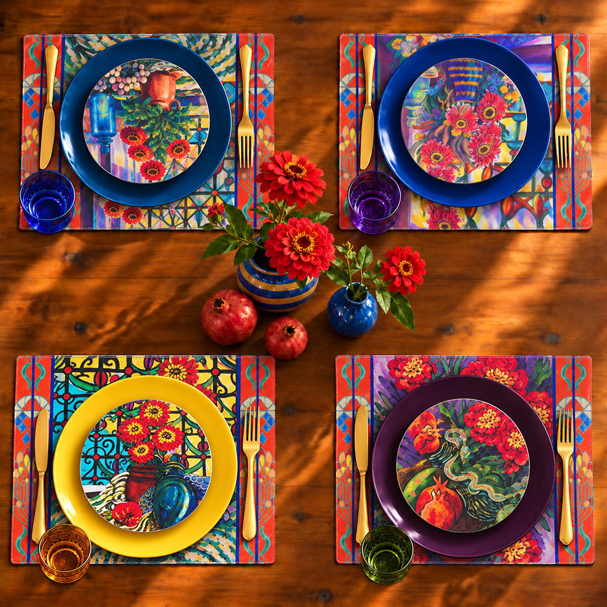 Party Plate -Stained Glass