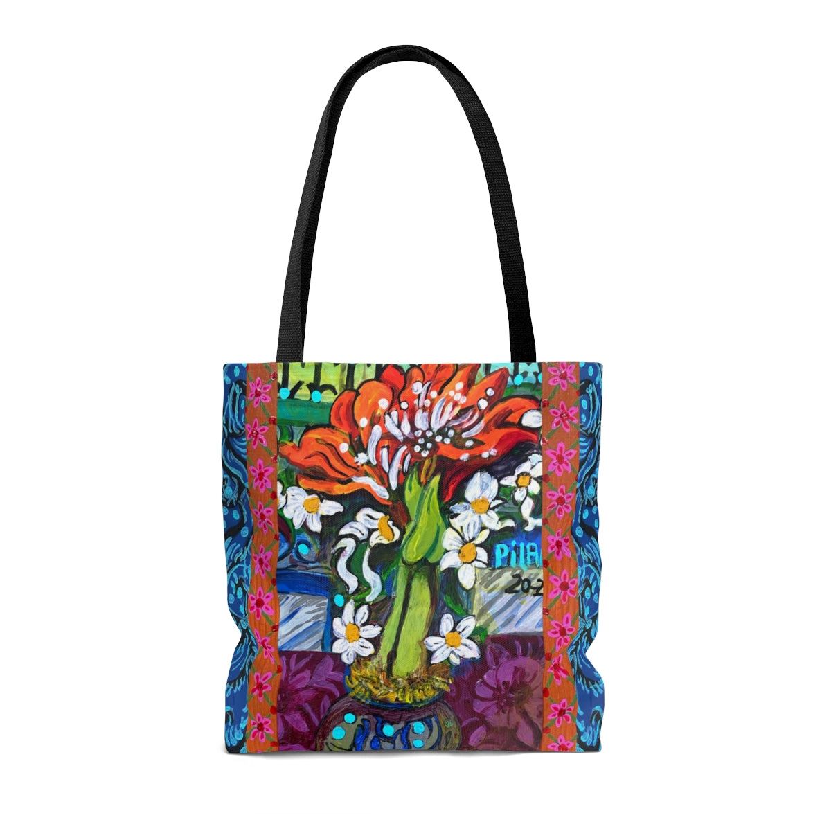 Tote Bag - "Winter Amaryllis"