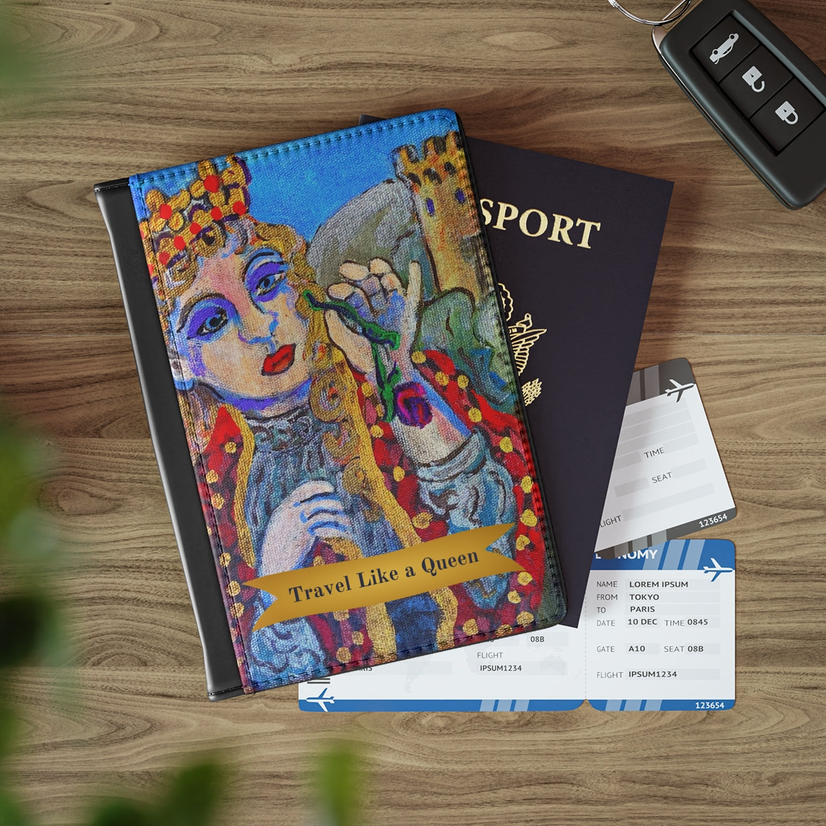 Passport Cover - Travel Like a Queen