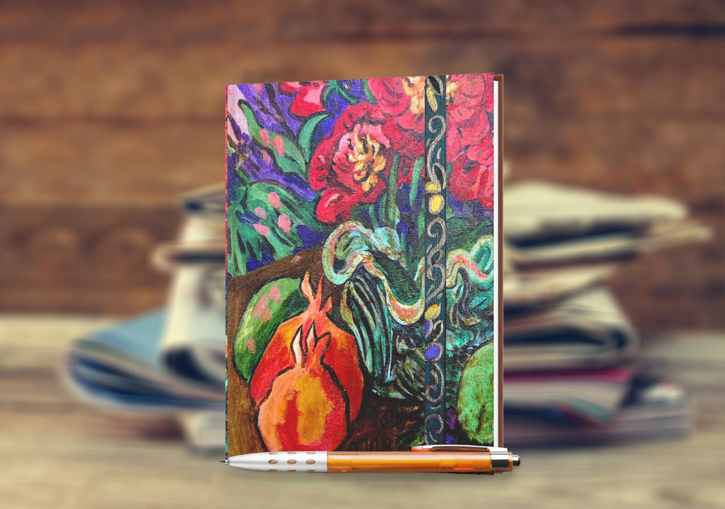 Casebound Journal, "Jenny's Pomegranates"