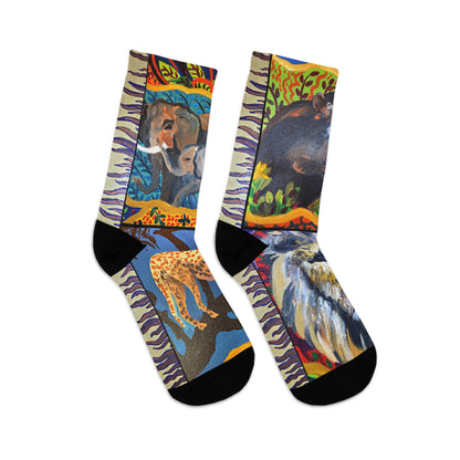 Eco-Friendly Socks - African Fauna