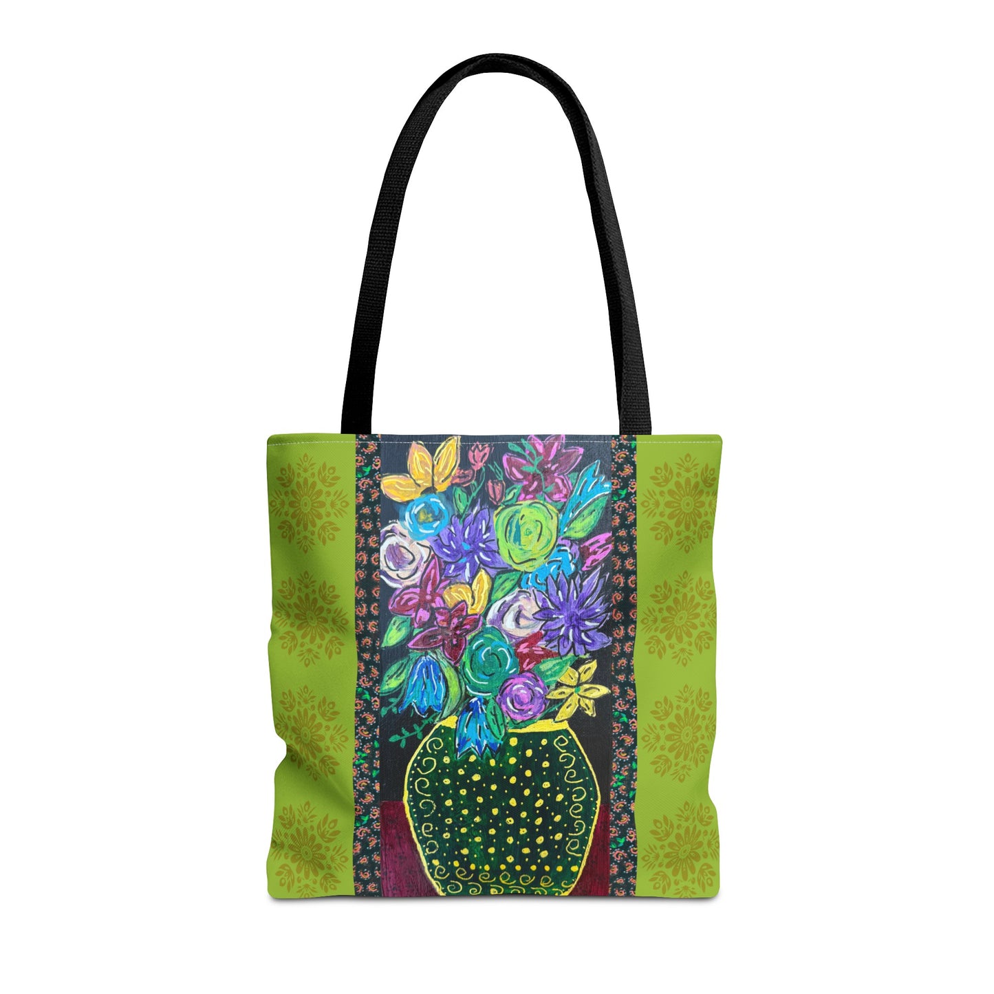 Tote Bag - Spring Green, by 'Monica in the Garden'