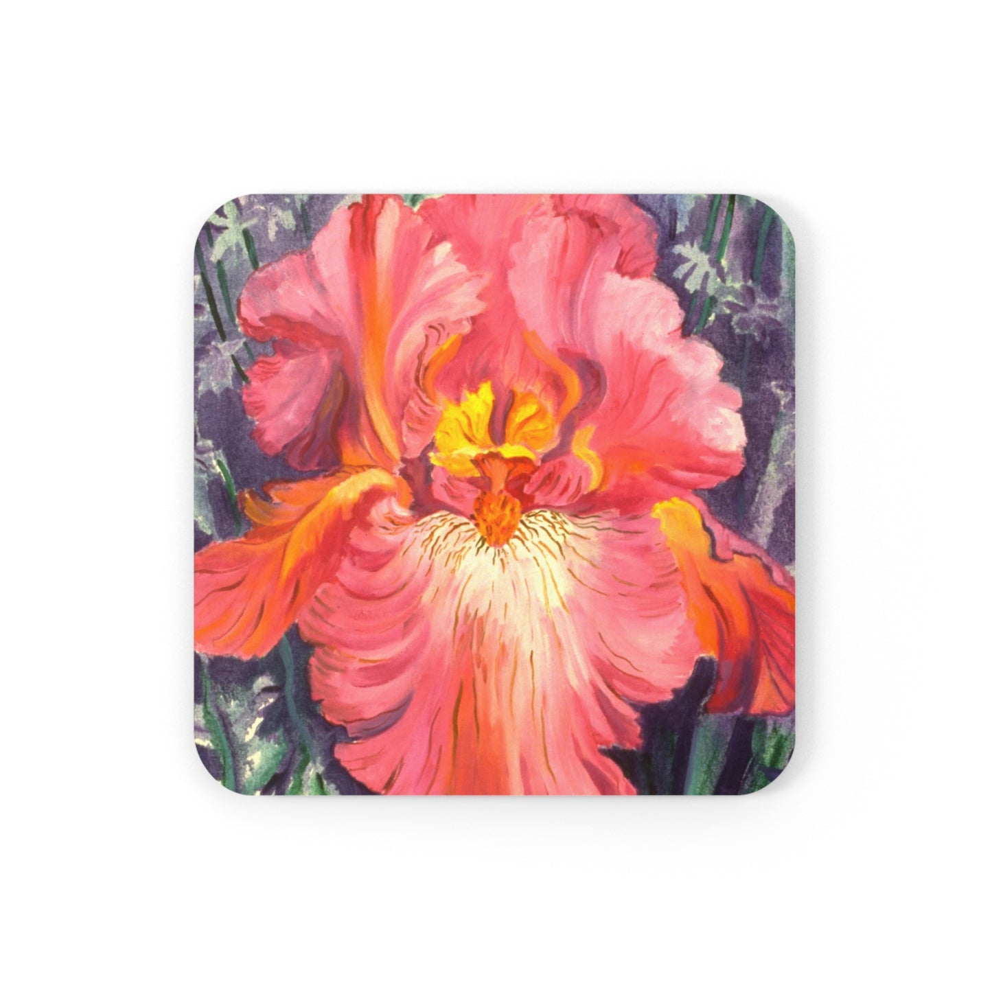 Coaster Set - Pink Iris