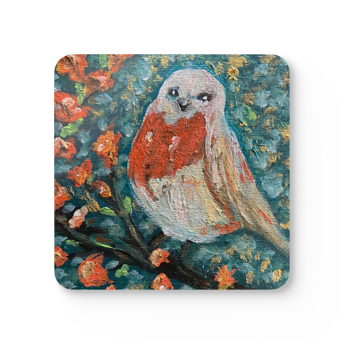 Coaster Set - European Robin