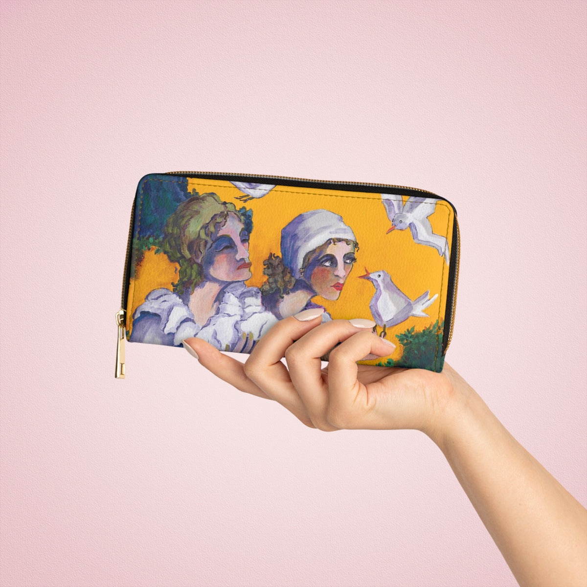 Zipper Wallet - Message of the Doves