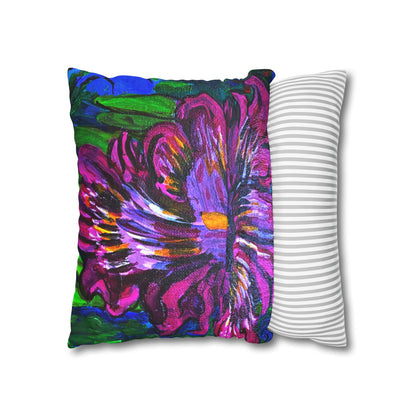 Faux Suede Square Pillowcase