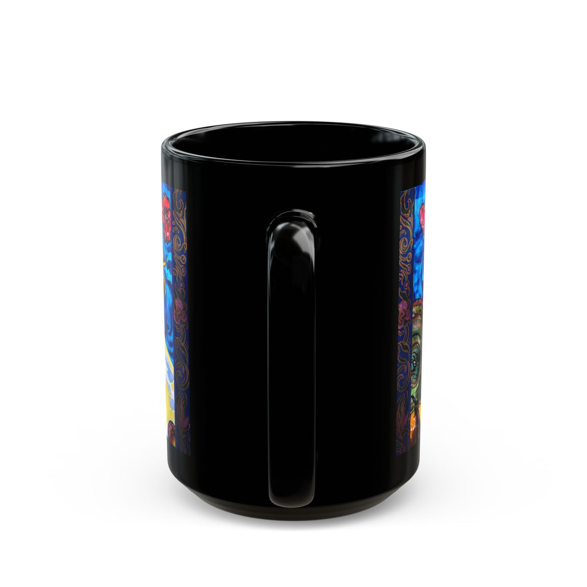 Ceramic Mug - Green Vase