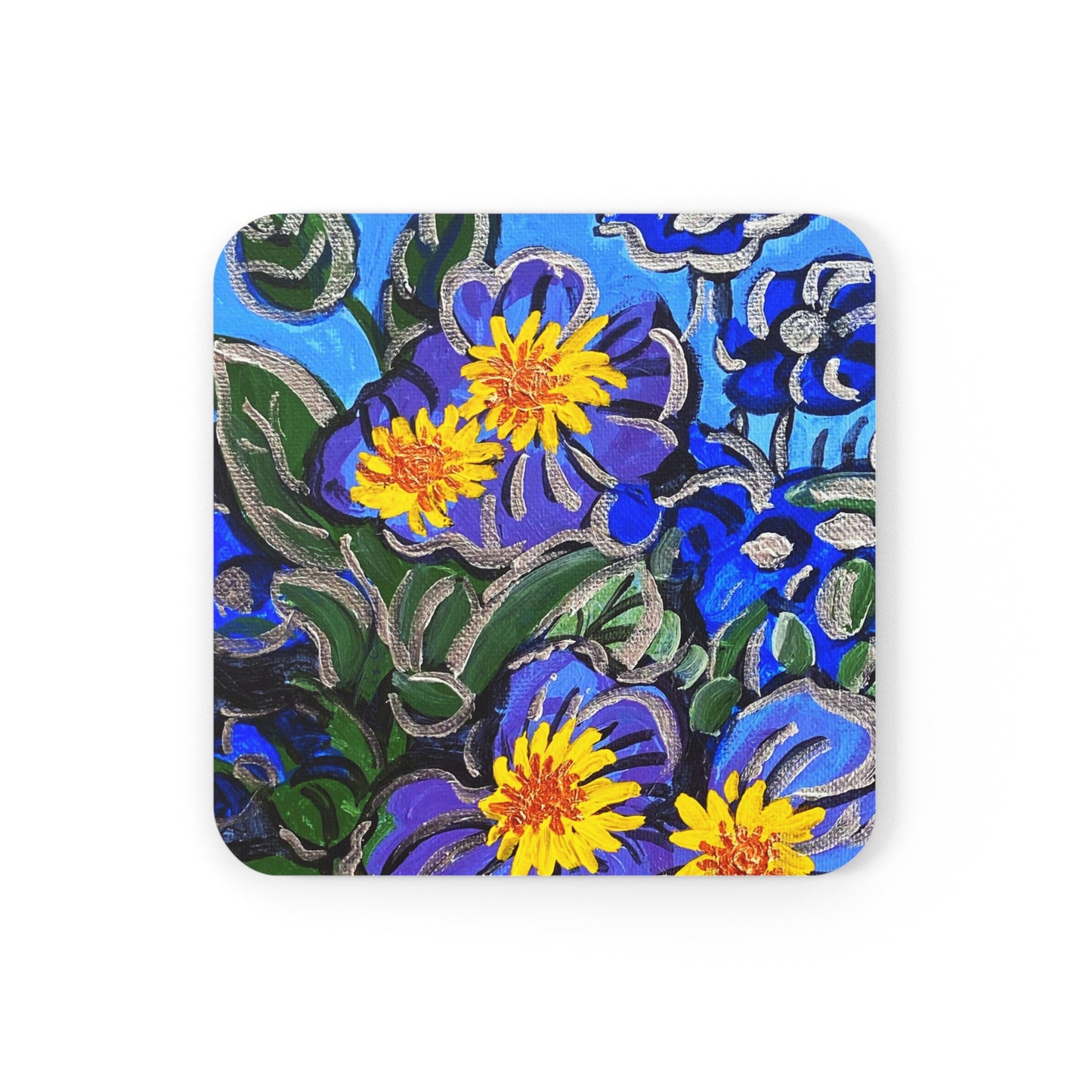 Coaster Set - The Happy Blues