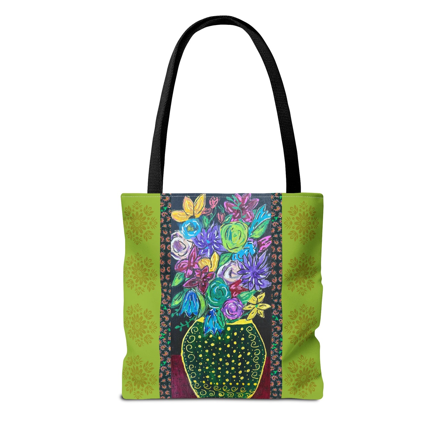 Tote Bag - Spring Green, by 'Monica in the Garden'