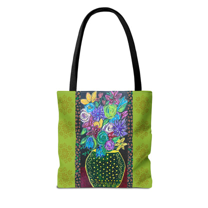 Tote Bag - Spring Green, by 'Monica in the Garden'