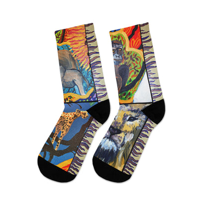 Eco-Friendly Socks - African Fauna