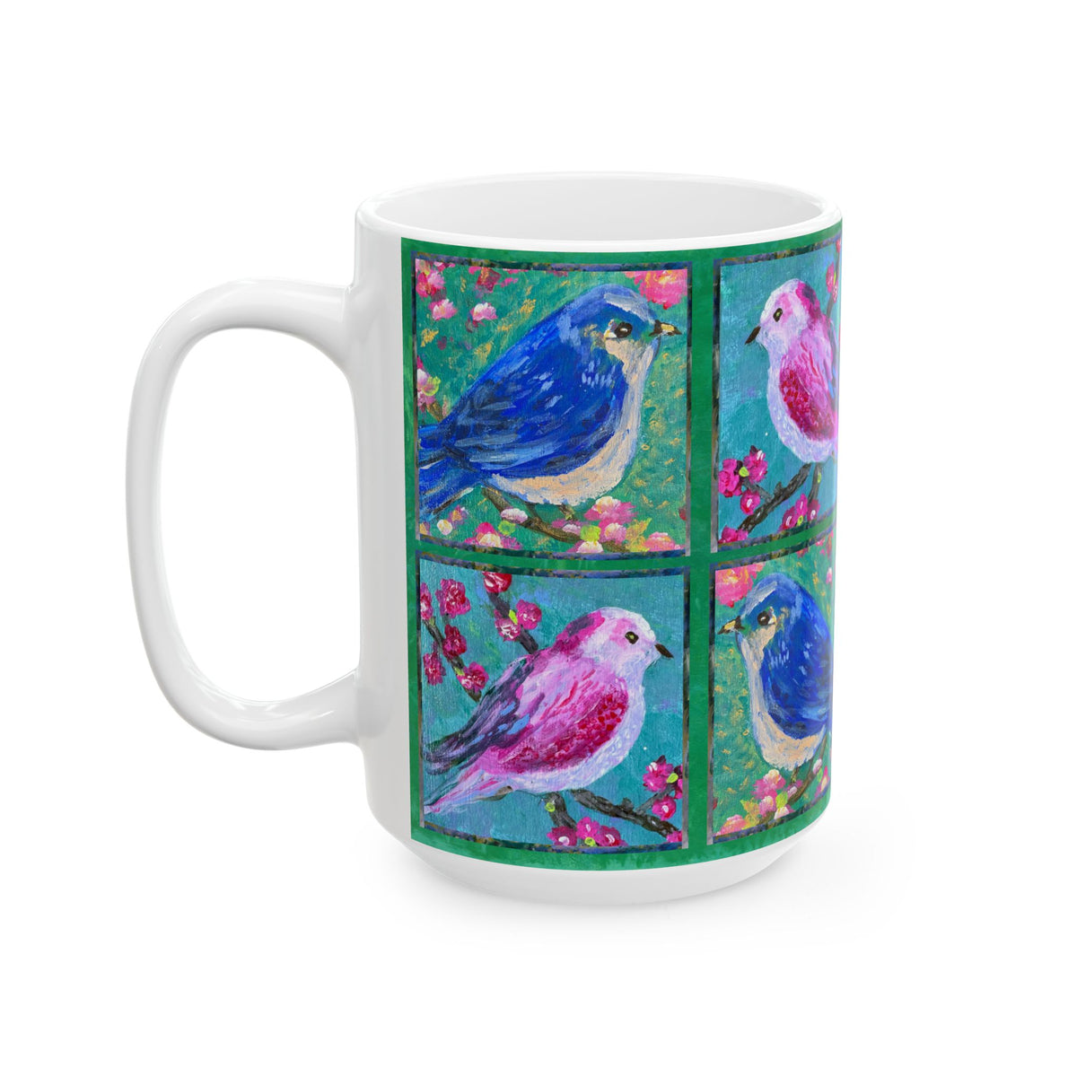 Ceramic Mug - Chubby Birds