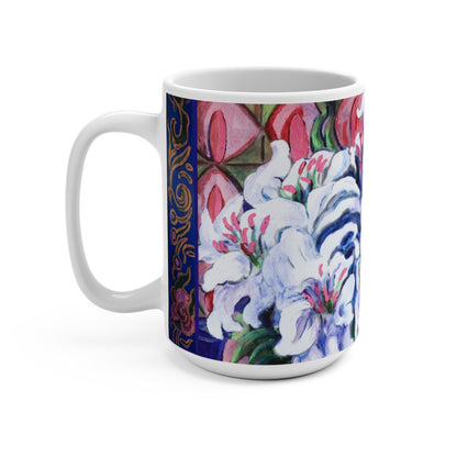 Ceramic Mug - White Magnolias