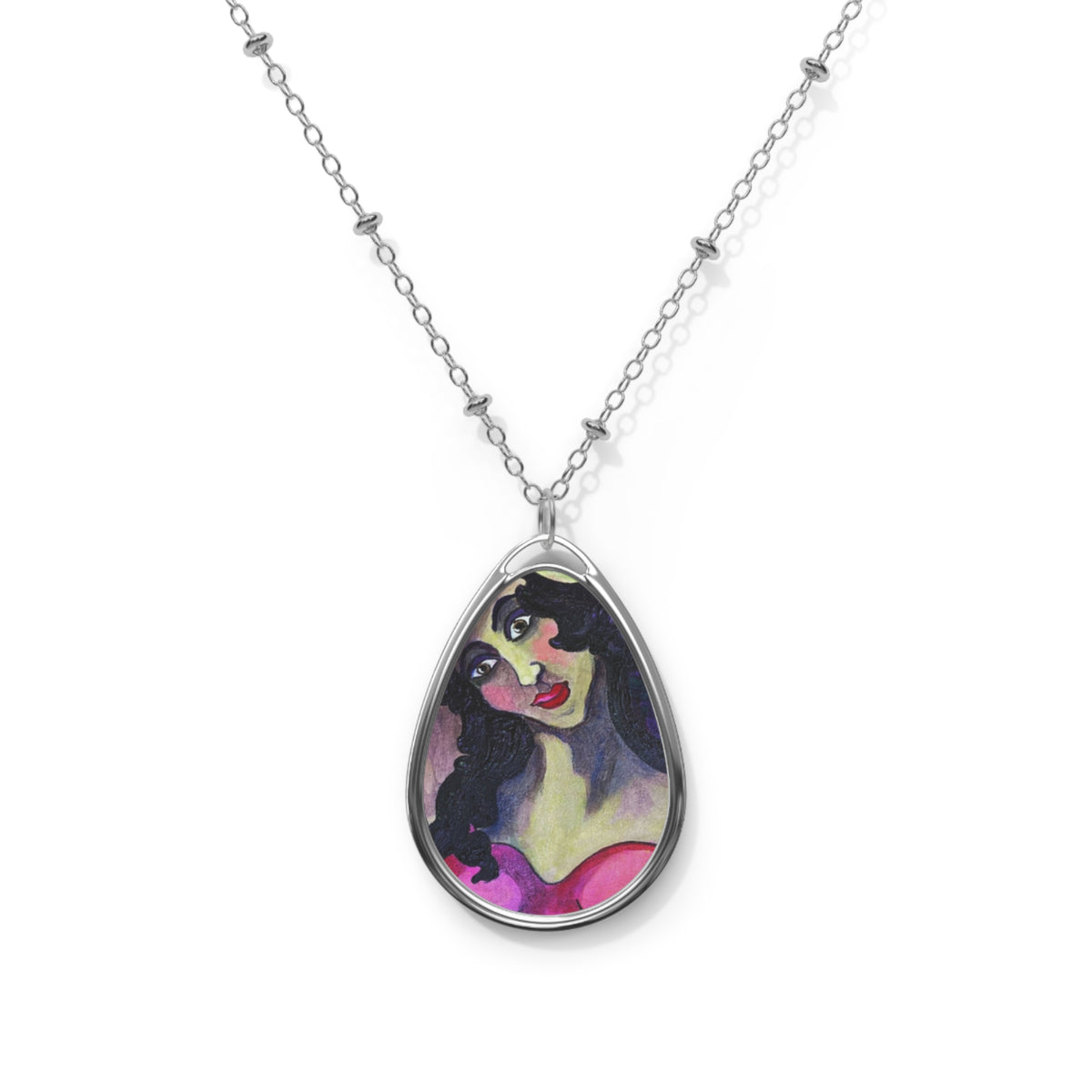 Oval Necklace - Violetta