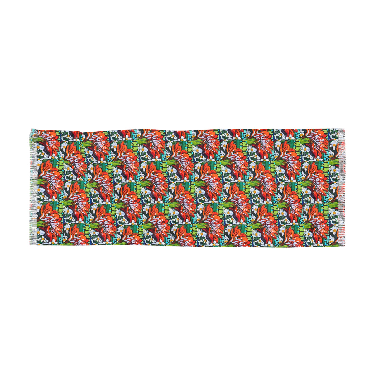 Scarf - Christmas Amaryllis