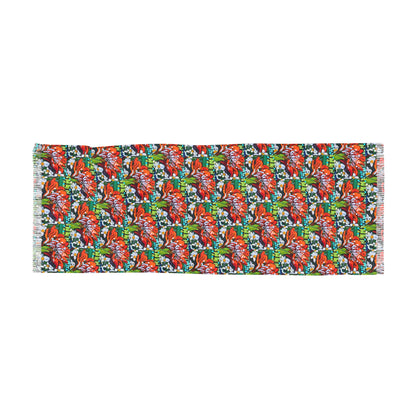 Scarf - Christmas Amaryllis