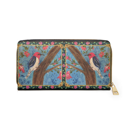 Zipper Wallet - Red-Headed Woodpecker
