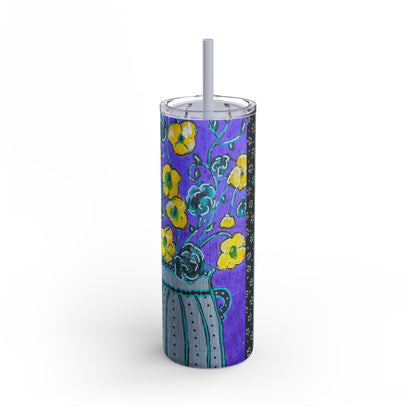 Skinny To-Go Tumble - Lavender Vase, 20oz