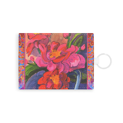 Credit Card Holder - Pink Magnolias