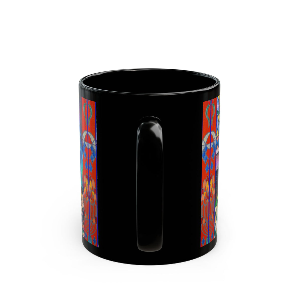 Ceramic Mug - Zinnias & Grapes