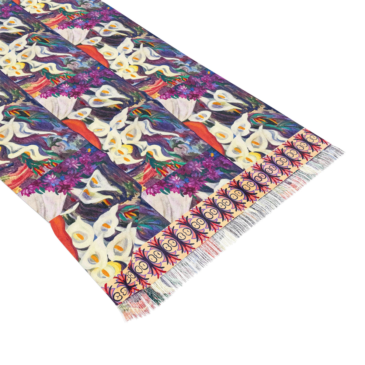 Scarf - Basket of Flowers