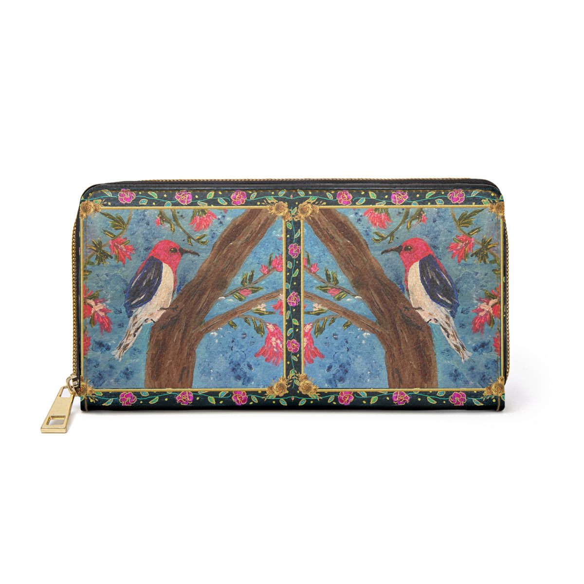 Zipper Wallet - Red-Headed Woodpecker