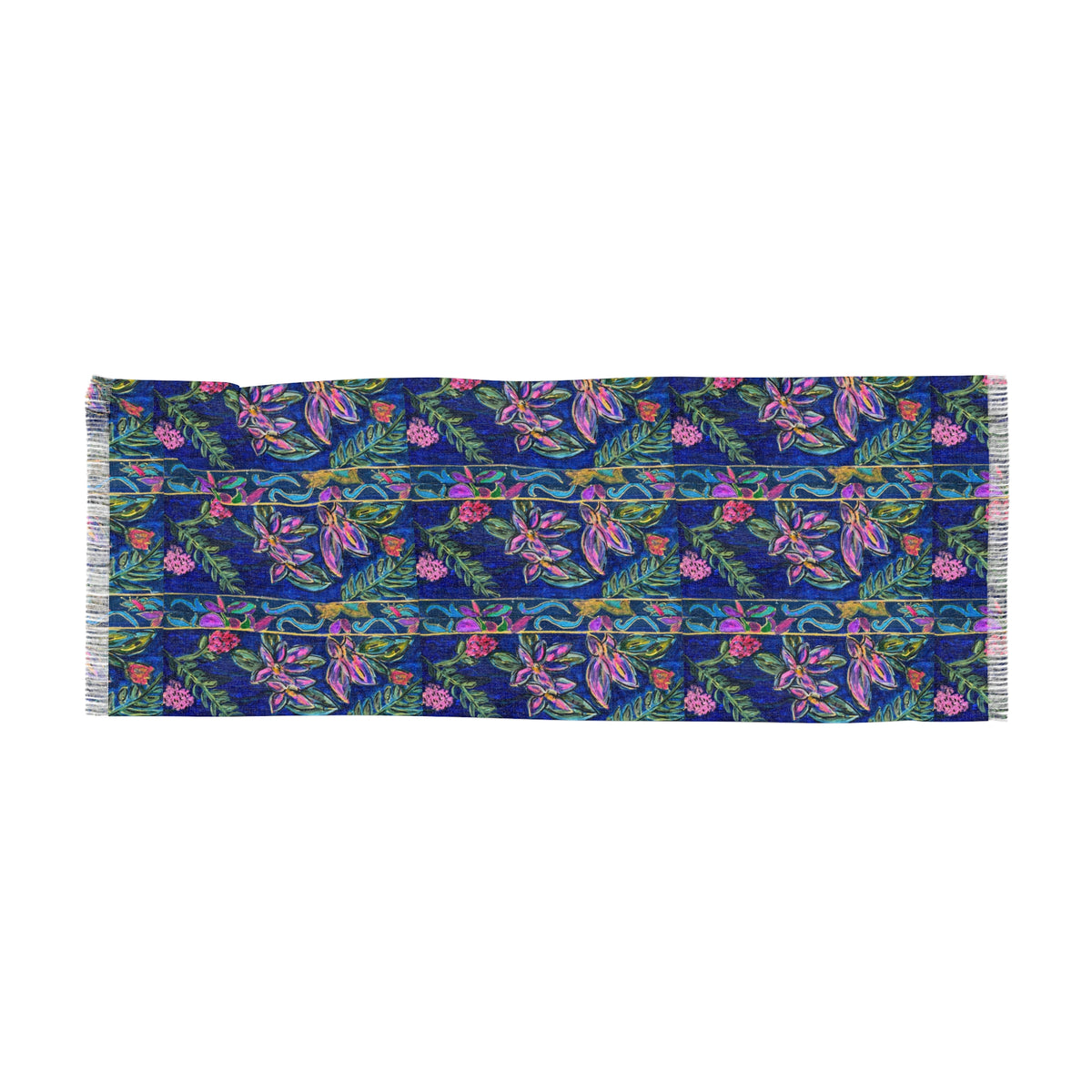 Scarf - Midnight Garden - Monica in the Garden