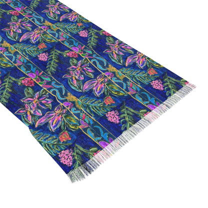 Scarf - Midnight Garden - Monica in the Garden