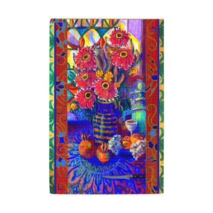 Kitchen Hand Towel - Kitchen Zinneas