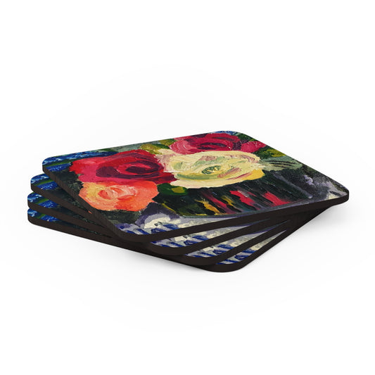 Coaster Set - Tea Roses