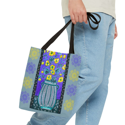 Tote Bag - Lavendar Vase by 'Monica in the Garden'