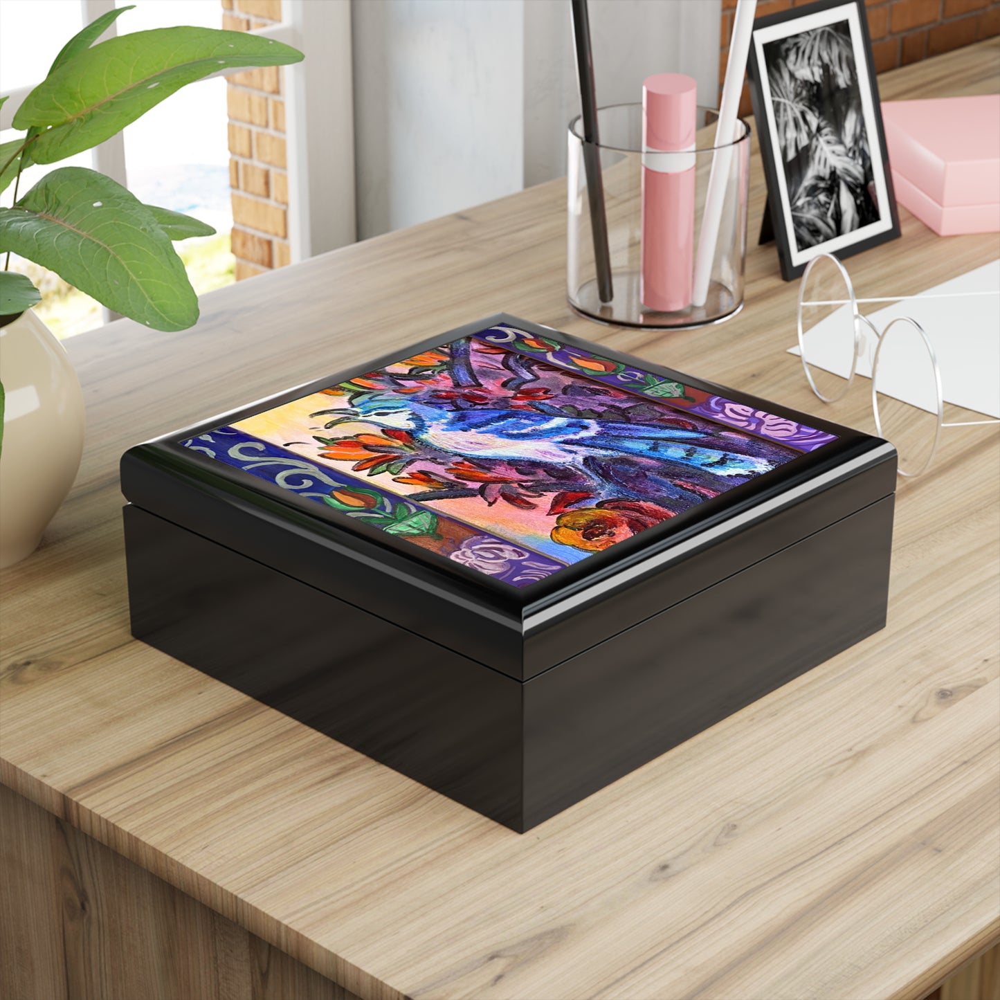 Jewelry and Keepsake Box - Bluebird