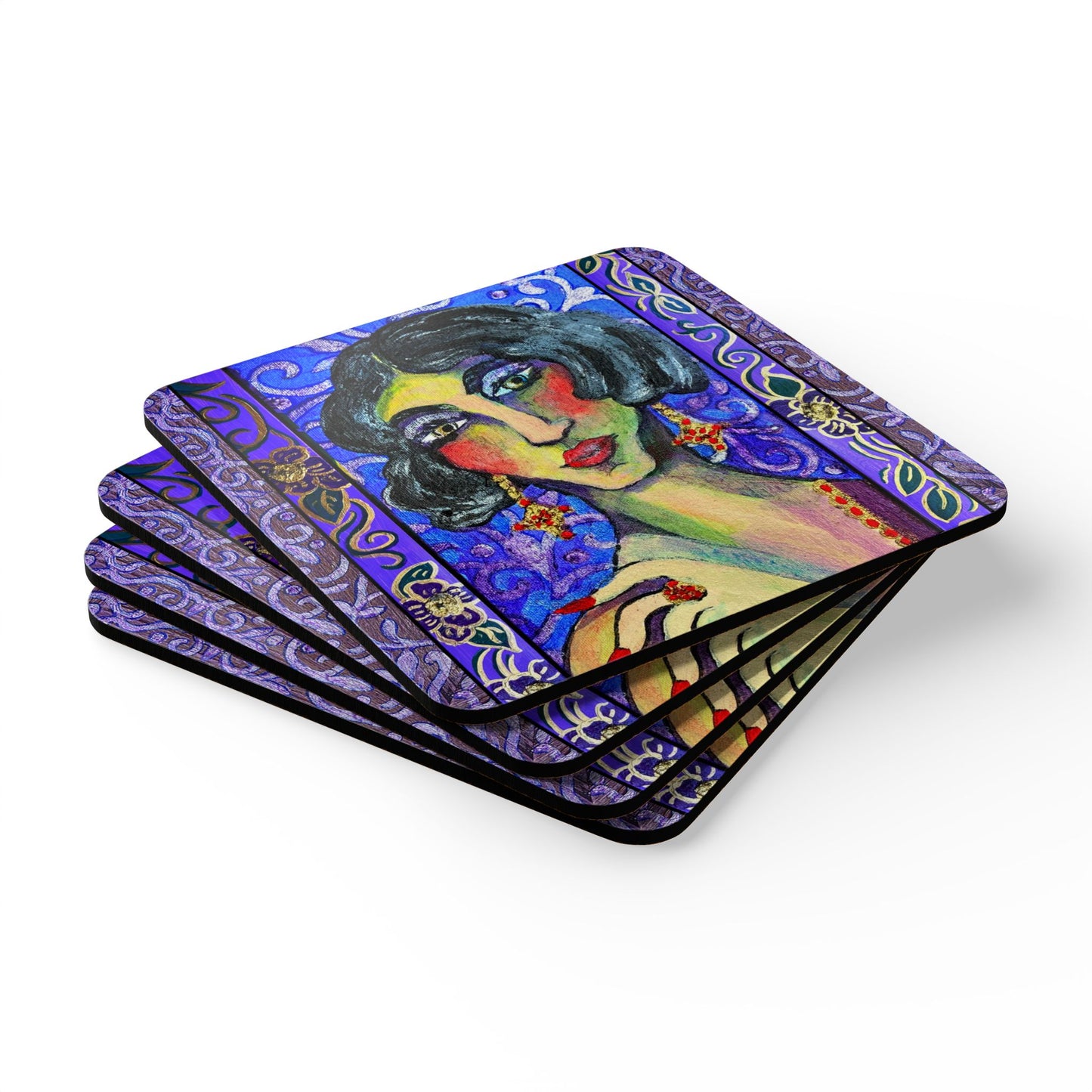 Corkwood Coaster Set