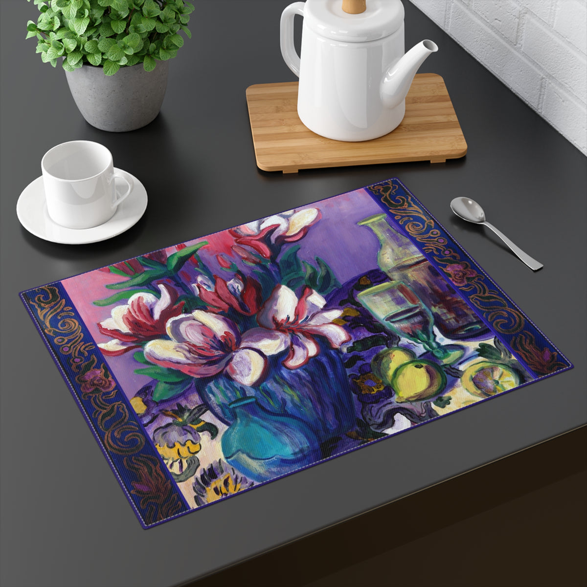 Placemat, Pink Magnolias