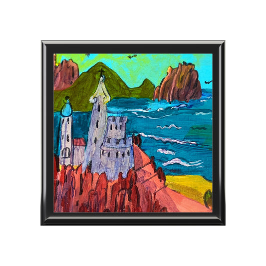 Jewelry and Keepsake Box - Mallorcan Coast