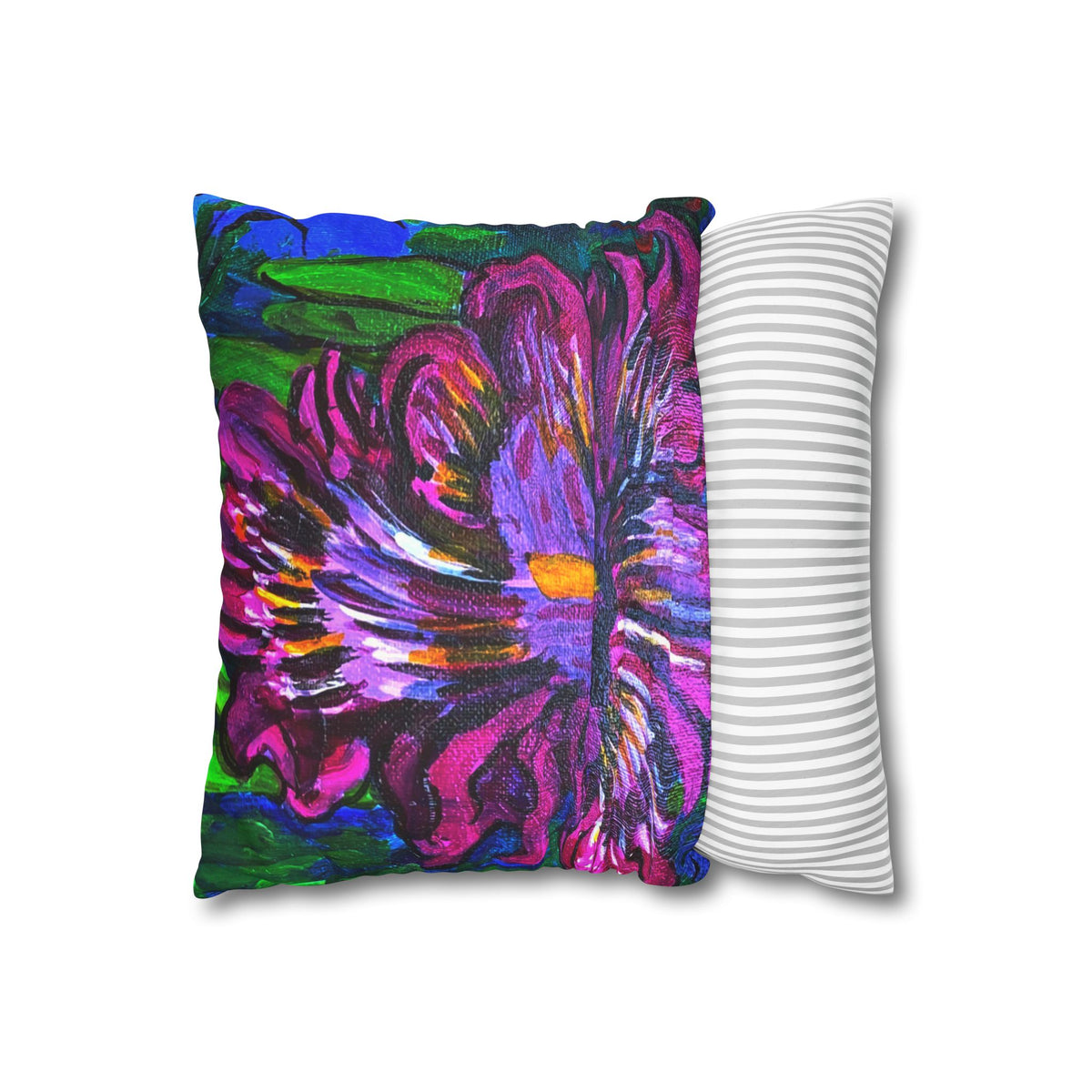 Faux Suede Square Pillowcase