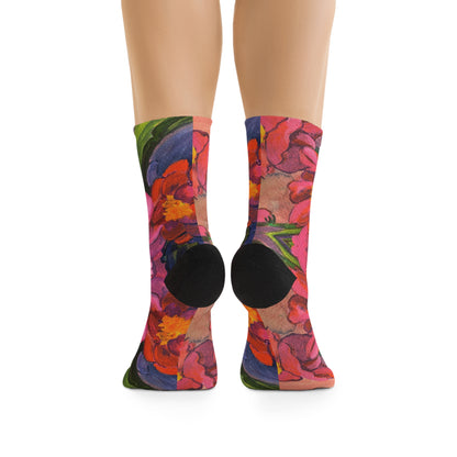 Eco-Friendly Socks - Pink Magnolias