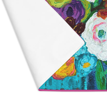 Cotton Placemat, Springtime Blooms