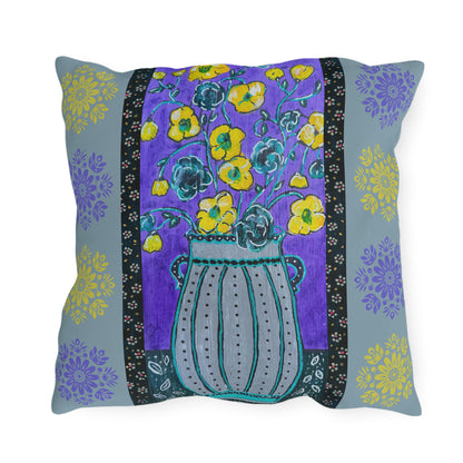 Outdoor Pillows - Lavender Vase