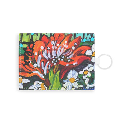 Credit Card Holder - Winter Amaryllis