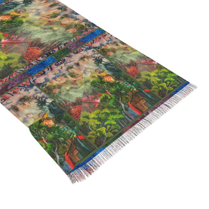 Scarf - Spanish Hillside