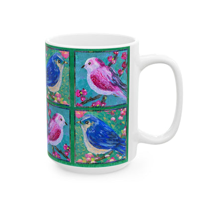 Ceramic Mug - Chubby Birds