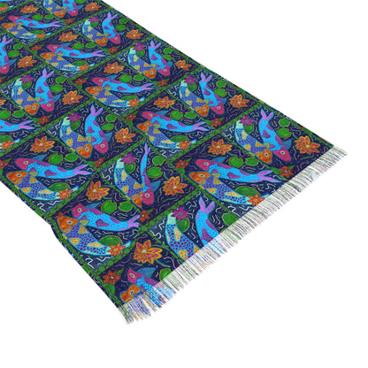Scarf - Bioluminescence - Monica in the Garden