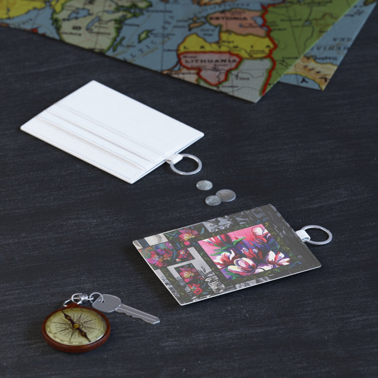 Credit Card Holder - Magnolia Dream