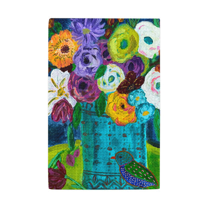 Kitchen Hand Towel - Springtime Blooms
